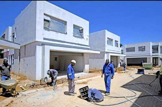 Multi-unit residential development — finishing stage